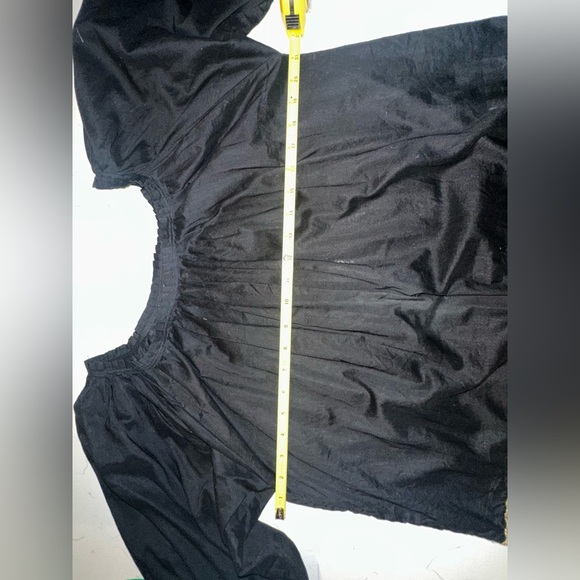 MICHAEL Michael Kors Black Blouse with Gold Detailing Women’s Small - Picture 4 of 9